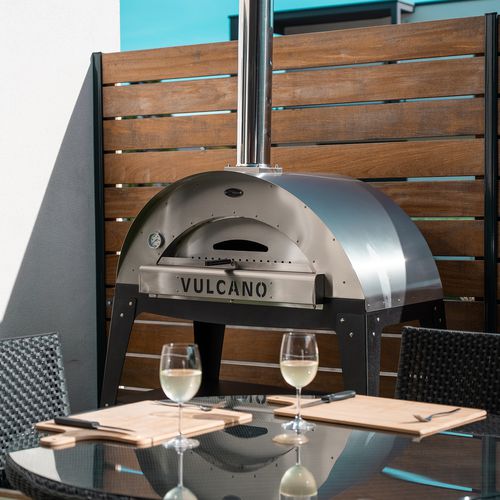 Pizzaofen für Privatgebrauch - VÉSUVE - Vulcano France - Holz / Holzkohle / freistehend