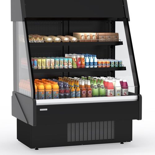 Standkühlvitrine - L080 - HYDRACOOLING LDA - für Einzelhandel / Metall / schwarz