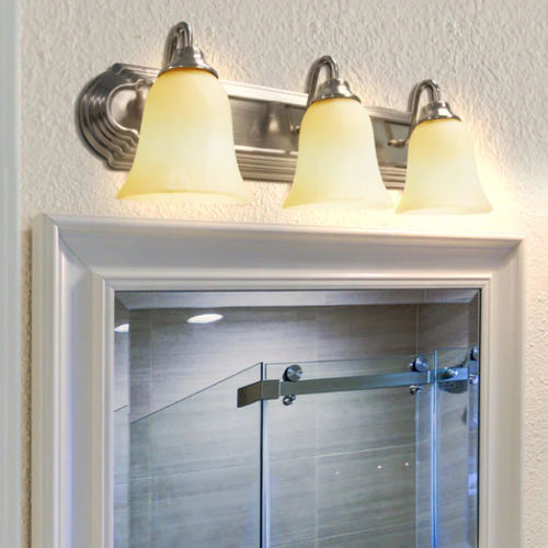 Moderne Wandleuchte - 450147-ES - Viribright Lightiing - für den Innenraum / Glas / Nickel