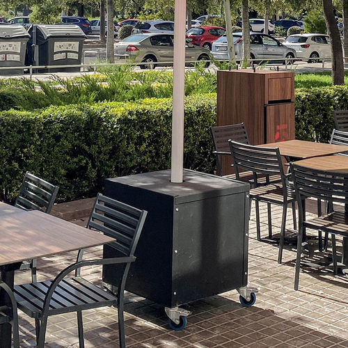 Ankerfuß für Sonnenschirme / Metall - BASEMP01M/R - Conva