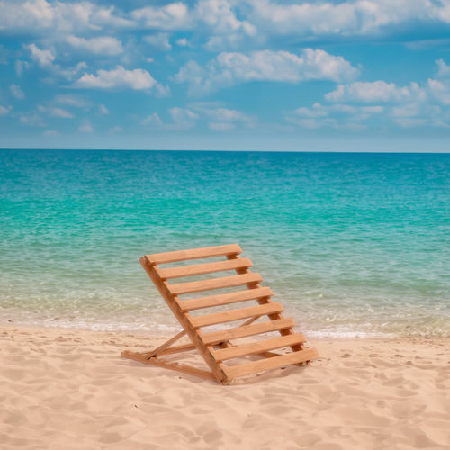 Moderne Sonnenliege - TK-R70 - Conva - Teakholz / für Garten / für Strand