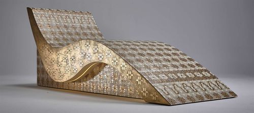 Ruheliege für Wellnesscenter - FLYING CARPET GOLD - SOLEUM GmbH - für Sauna / Metall / Mikrozement