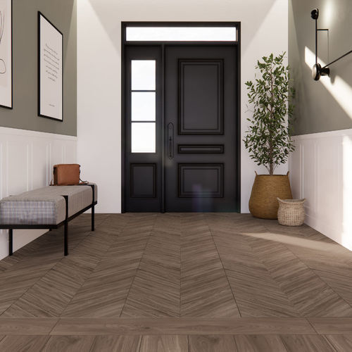 Holzfliesen - ESS. RLV. CHEVRON - Prissmacer - matt / für den Innenraum / für Badezimmer