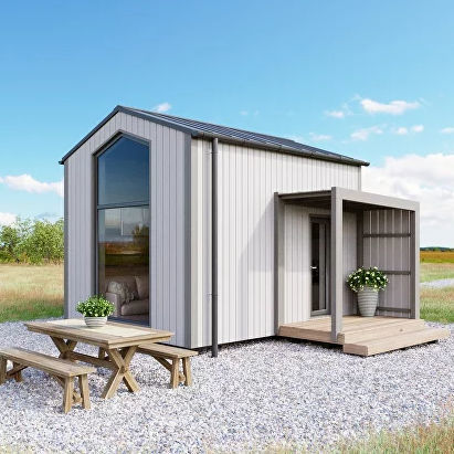 Fertigbauhaus - A-1 - Y-HOME - Modul / modern / mit Terrasse