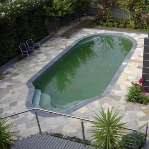 Natursteinterrassendiele - Uway Stone India Pvt Ltd - Sandstein / beige / rutschfest