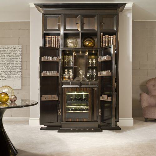 Moderner Minibarmöbel - D1495 - ANNIBALE COLOMBO - Holz / für Privatgebrauch