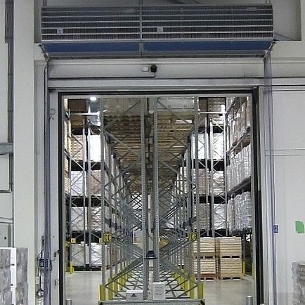 Wandmontierter Luftschleier - INDAC2 - BIDDLE - Industrie
