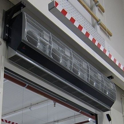 Wandmontierter Luftschleier - ISOLAIR - BIDDLE - Industrie