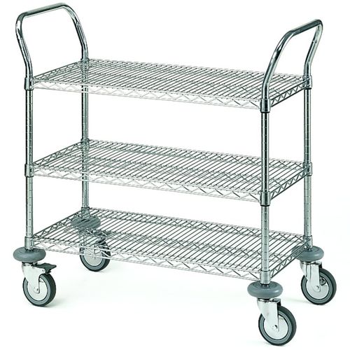 Wagen für Gewerbegebrauch - UC30406 - QUATRO S.R.L. - individuell gestaltbar / Chromstahl