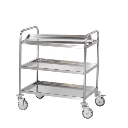 Wagen für Gastronorm-Behälter - C3P000 - QUATRO S.R.L. - für Profiküchen / Edelstahl