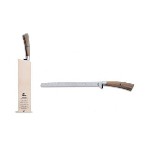 Lachsmesser mit Horngriff - 9203  - COLTELLERIE BERTI - mit Edelstahlklinge