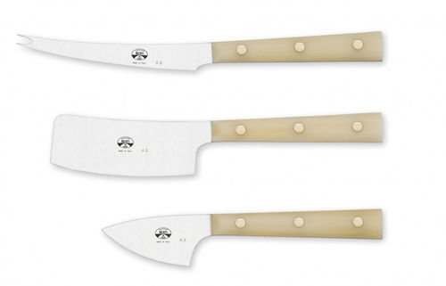 Käsemesser mit Griff aus PMMA - 42 Series - COLTELLERIE BERTI - mit Edelstahlklinge