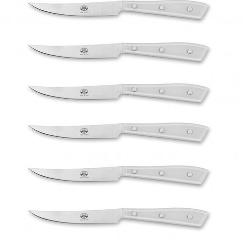 Steakmesser mit Griff aus PMMA - 8 Series - COLTELLERIE BERTI - mit Edelstahlklinge