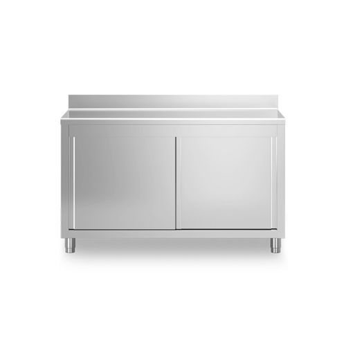 Moderner Tisch - TULS - Edelstahl / Gestell aus Metall / rechteckig