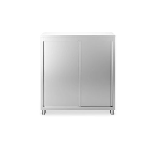 Moderner Lagerschrank für Küchen - TULS - Edelstahl / für Gewerbegebrauch / für Ofen