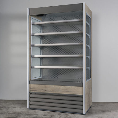 Standkühlvitrine - ALASKA MAXI - Fogal Refrigeration srl - für Einzelhandel / Metall / Aluminium