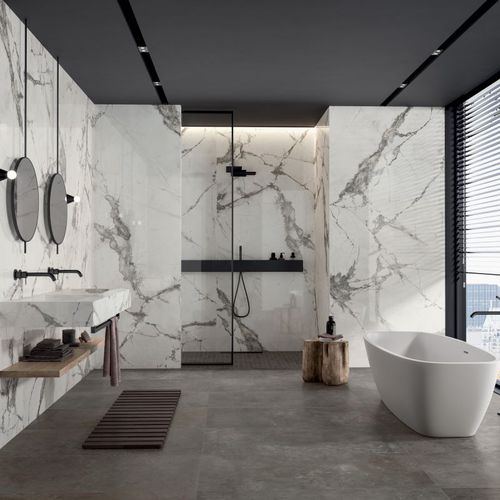 Feinsteinzeugfliesen - SUPREME EVO - FLAVIKER Contemporary Eco Ceramics - poliert / in Naturoptik / Hochglanz