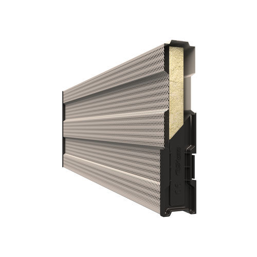 Lärmschutzwand mit modularen Platten - INSA P81 MEGA - Insametal - galvanisiertem Stahl / Steinwolle / für Straßen