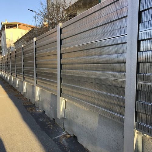 Lärmschutzwand mit modularen Platten - INSA NJ - Insametal - Fertigbau / mobil / Fertigbeton