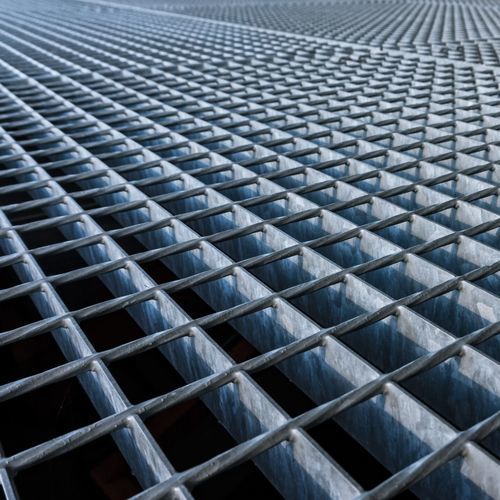 Abflussrinnen-Gitter / galvanisiertem Stahl - Tramex - Insametal - für öffentliche Bereiche / für Industrieanwendung / maßgefertigt