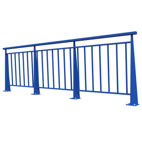 Geländer / galvanisiertem Stahl - INSA-30 - Insametal - mit Stangen / für Außenbereich / für öffentliche Bereiche