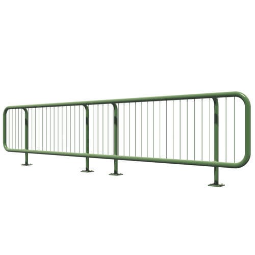 Geländer / galvanisiertem Stahl - INSA-35 - Insametal - mit Stangen / für Außenbereich / für öffentliche Bereiche