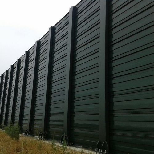 Lärmschutzwand mit modularen Platten - INSAVE 4.0 - Insametal - galvanisiertem Stahl / für Straßen / Stahlstrukturen