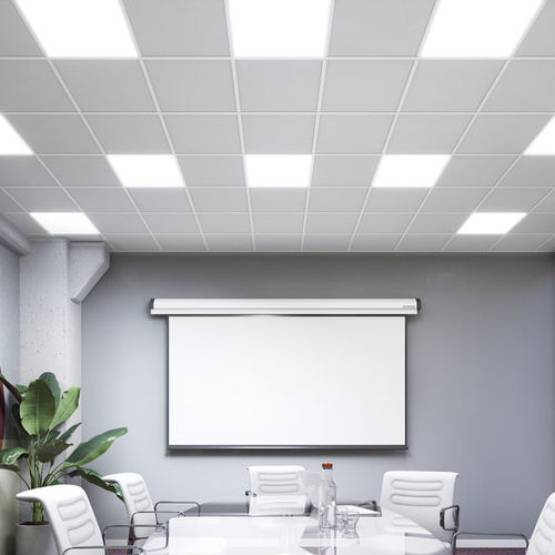 Mineralfaser-Zwischendecke - AMF THERMATEX Alpha - Knauf Ceiling Solutions - aus Fliesen / für Büro / für Reinraum
