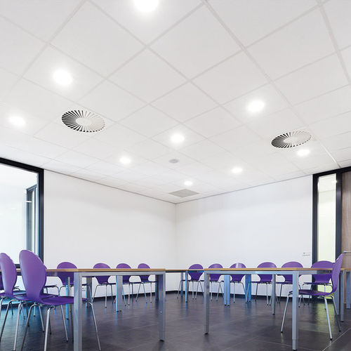 Mineralfaser-Zwischendecke - Antaris C - Knauf Ceiling Solutions - Steinwolle / aus Fliesen / für Büro