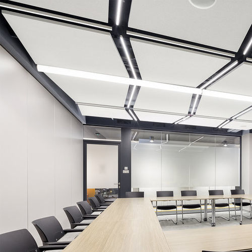 Mineralfaser-Zwischendecke - Sonic  - Knauf Ceiling Solutions - aus Fliesen / für Büro / für Konferenzraum