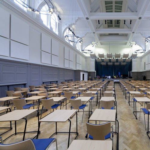Wandmontierte Schallschluckplatte - Knauf Ceiling Solutions - Mineralwolle / rechteckig / quadratisch