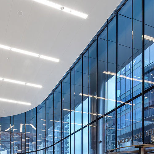 Metallzwischendecke - Armstrong R-Clip - Knauf Ceiling Solutions - aus Fliesen / für Büro / für Reinraum
