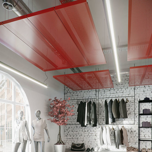 Stoff-Zwischendecke - MESH Sky MT - Knauf Ceiling Solutions - Platten / für den Innenraum / Dekor