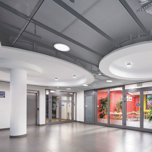 Stoff-Zwischendecke - Armstrong MESH R-Clip - Knauf Ceiling Solutions - Platten / für den Innenraum / wasserabweisend