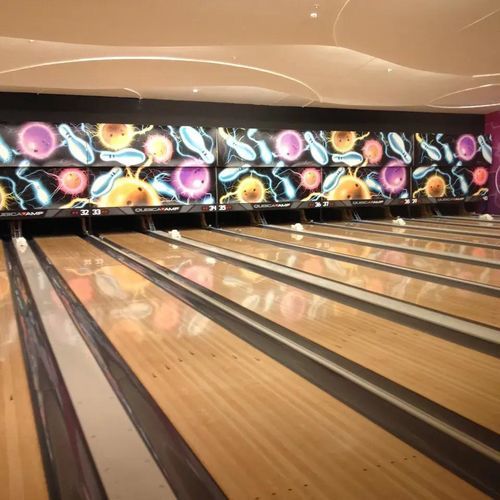 Sportboden für den Innenraum - BOWLING LANES - Changzhou Zhongtian Fire-proof Decorative Sheets Co., Ltd. - Hochdrucklaminat / HPL / für Schulen