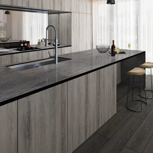Metalloptik-Dekorlaminat - KITCHEN PRO - Changzhou Zhongtian Fire-proof Decorative Sheets Co., Ltd. - einfarbig / Steinoptik / Holzoptik
