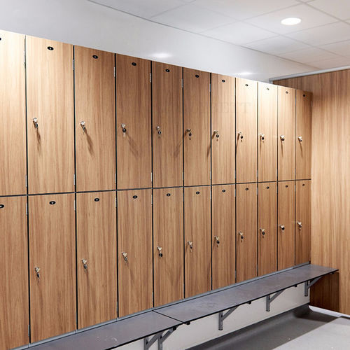 Verbundwerkstoff-Garderobenschrank - Changzhou Zhongtian Fire-proof Decorative Sheets Co., Ltd. - HPL / Laminat / RFID