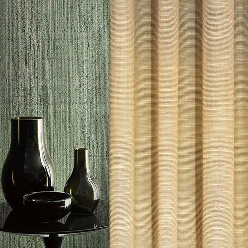Faltenvorhang - OMODA - DEGRAPE - einfarbig / Polyester