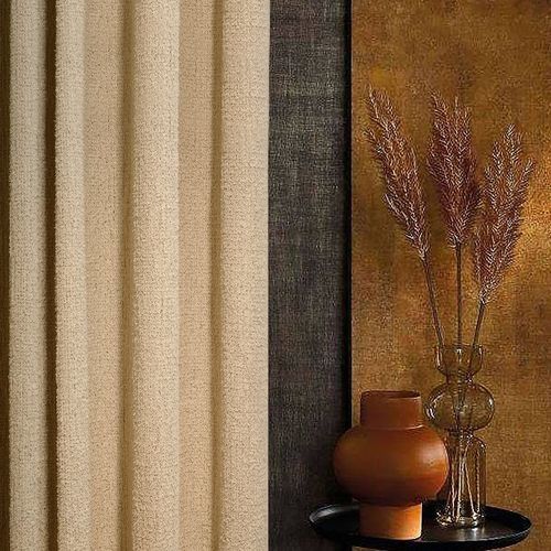 Einfarbige Gardine - FREE - DEGRAPE - Leinen / Polyester / Acryl