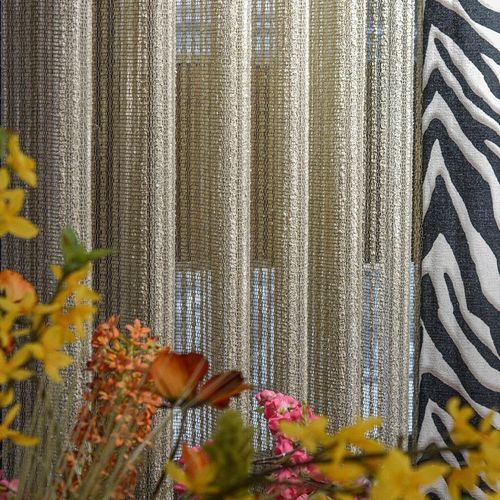 Einfarbige Gardine - MICO - DEGRAPE - Leinen / Polyester / Acryl