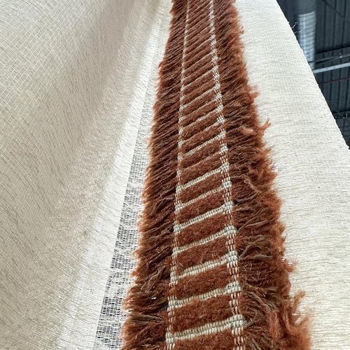 Borte für Vorhänge - SICILYA - DEGRAPE - Streifenmuster / Leinen / Polyester