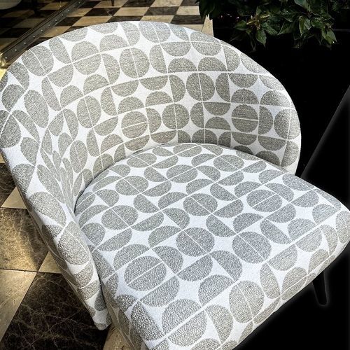 Möbelstoff - POEM - DEGRAPE - geometrisches Muster / Polyester / grau