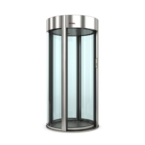 Gebogener Sicherheitsschleuse - Minisun Light - Saima Sicurezza SpA - für Zugangskontrolle / Glas