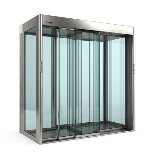Sicherheitsschleuse für Zugangskontrolle - Multitransito Light - Saima Sicurezza SpA - Glas