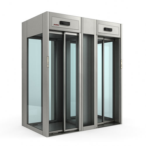 Sicherheitsschleuse für Zugangskontrolle - SecurTransLock - Saima Sicurezza SpA - Glas
