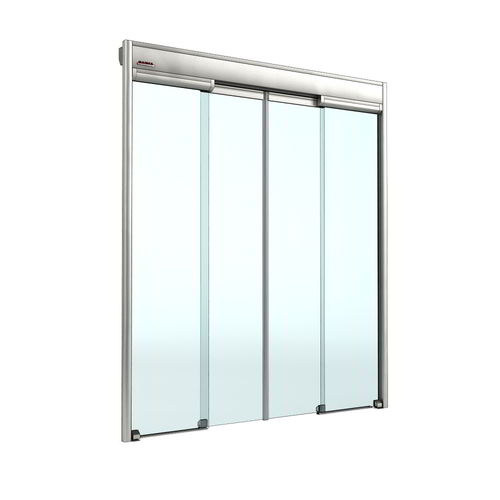 Eingangstür - Securlight 313 - Saima Sicurezza SpA - Glas / Schiebe / modern
