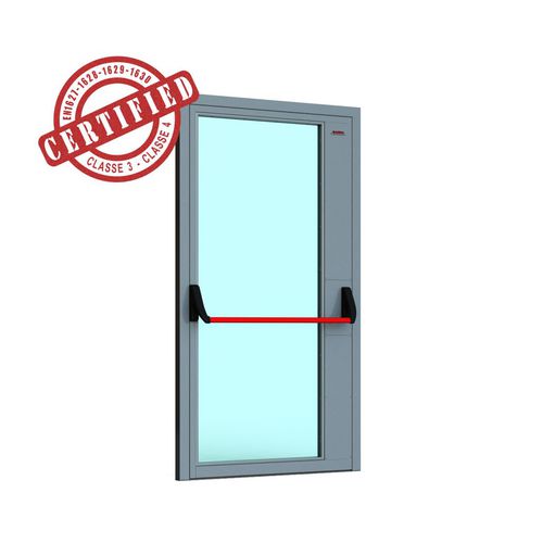 Eingangstür - UES 366 RC4  - Saima Sicurezza SpA - Glas / einflügelig / modern