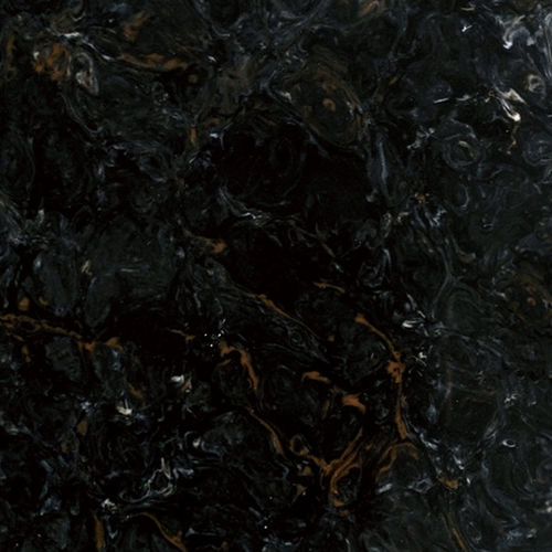 Mineralwerkstoff-Steinplatte - Gold HW3804 - Kaiping Fuliya Industrial Co., Ltd. - für Fußboden / für Küche / für Bad