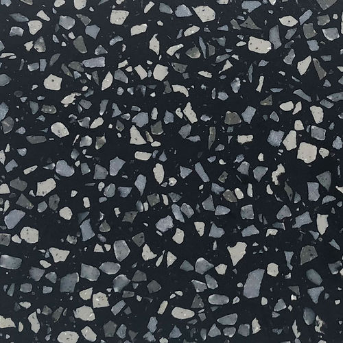 Mineralwerkstoff-Steinplatte - Basalt Terrazzo MA8953 - Kaiping Fuliya Industrial Co., Ltd. - für Fußboden / für Küche / für Fassadenverkleidung