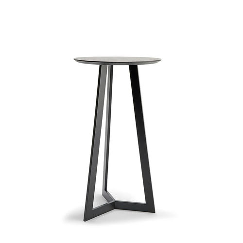 Moderner Stehtisch - DEDALO  - Glam_ee by Emmeti - Laminat / Gestell aus Stahl / oval